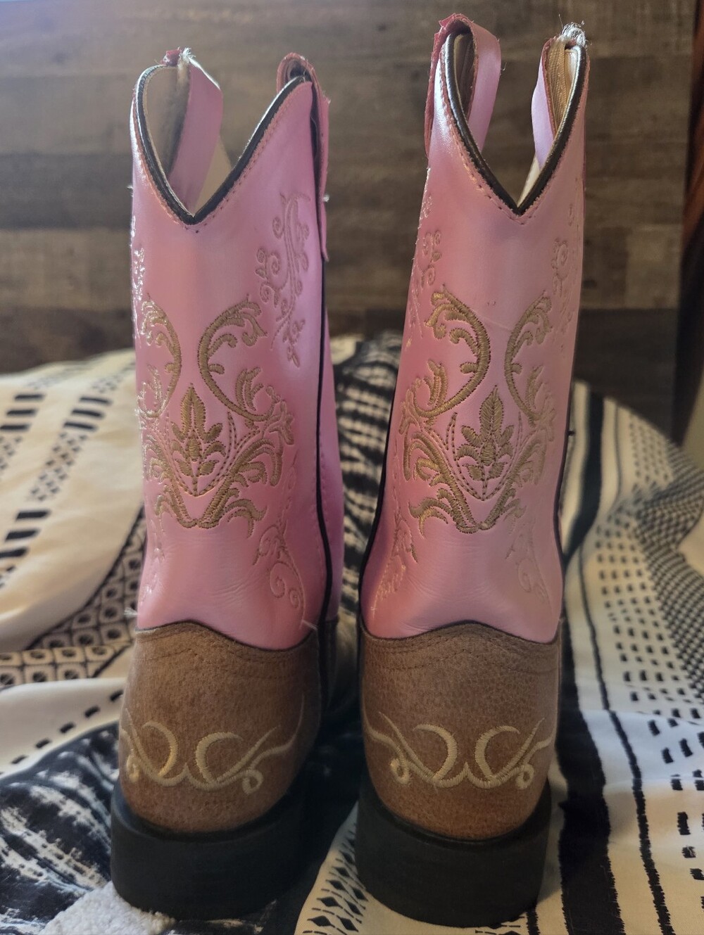 Girl's Old West size 3.0-D boots. - Picture 3 of 6
